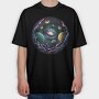 Space Explosion, Tricou Oversize Barbati (Unisex)