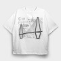 Math Bridgegrid, Tricou Oversize Barbati (Unisex)