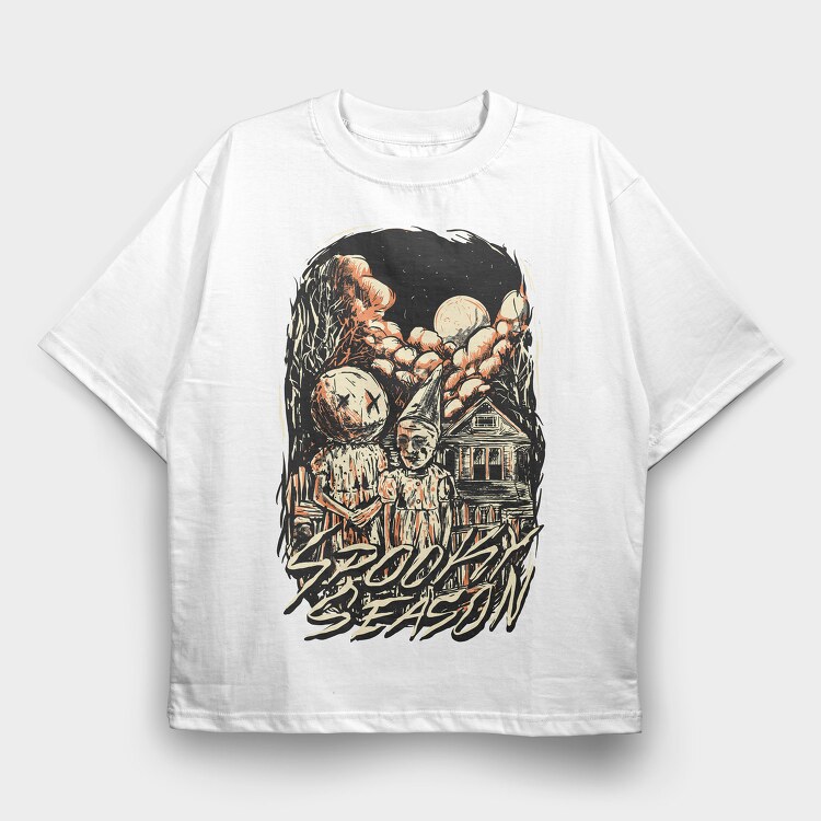 Spooky Season, Tricou Oversize Barbati (Unisex)
