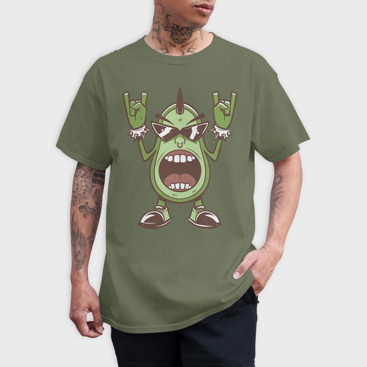 Metalavocado, Tricou Barbati (Unisex)