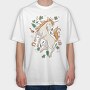St Patricks Unicorn, Tricou Oversize Barbati (Unisex)