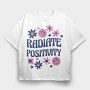 Radiate Positivity, Tricou Oversize Barbati (Unisex)