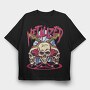 Metalized Skulls Rock, Tricou Oversize Barbati (Unisex)