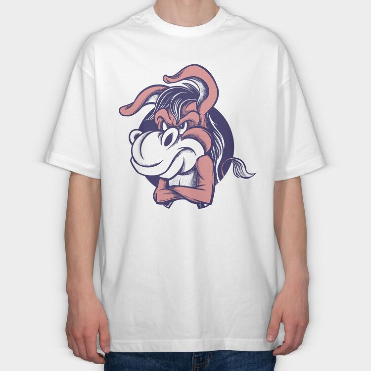 Donkey, Tricou Oversize Barbati (Unisex)