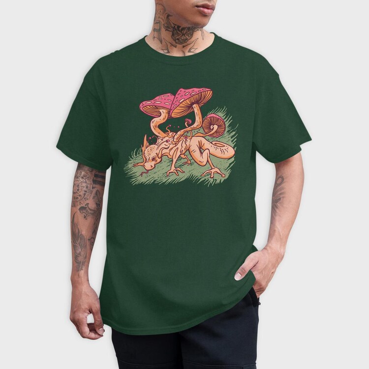 Mushroom Dragon, Tricou Barbati (Unisex)