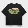 Cows, Tricou Oversize Barbati (Unisex)