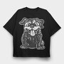 Funny Blackdog, Tricou Oversize Barbati (Unisex)