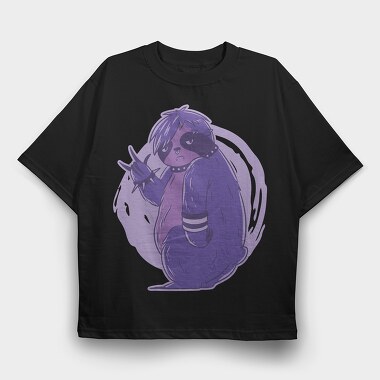 Emo Sloth, Tricou Oversize Barbati (Unisex)