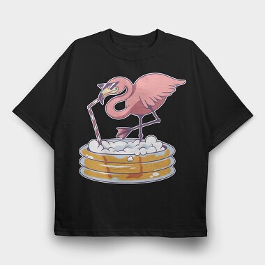 Flamigo Beer Pool, Tricou Oversize Barbati (Unisex)