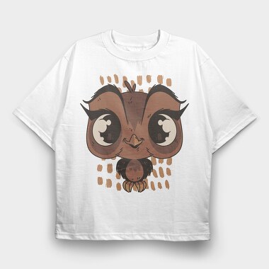 Baby Owl, Tricou Oversize Barbati (Unisex)