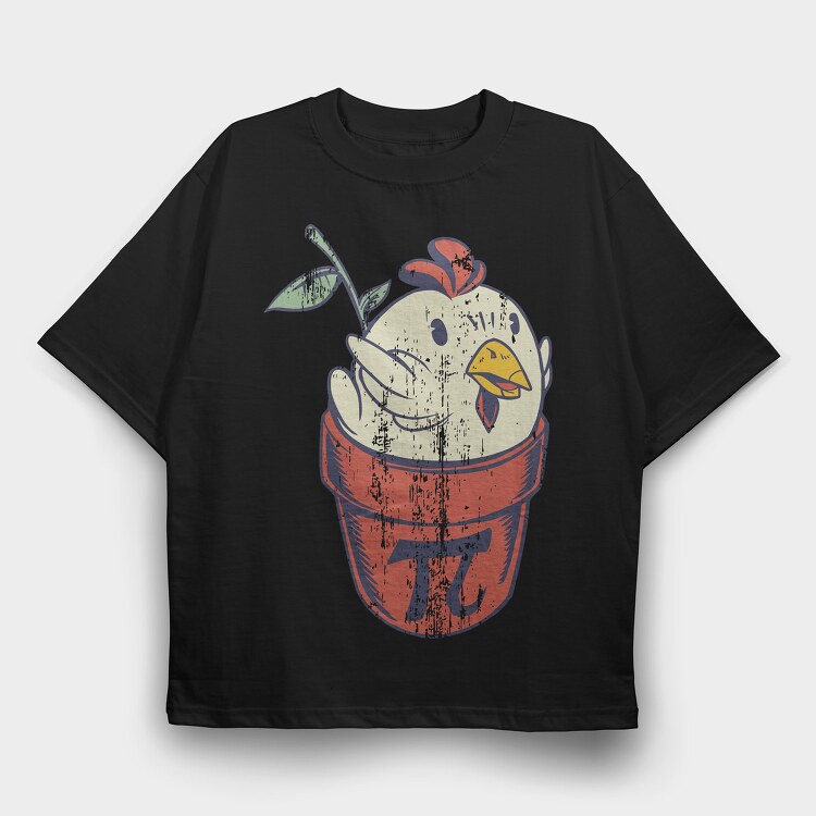 Chicken Pot Pie, Tricou Oversize Barbati (Unisex)