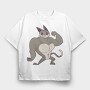 Muscle Cat, Tricou Oversize Barbati (Unisex)