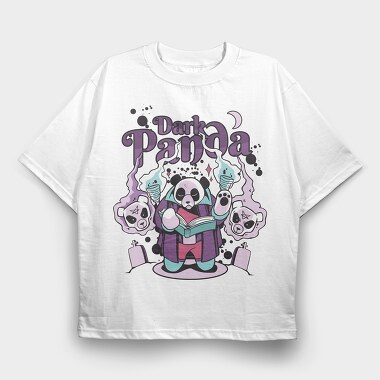 Dark Panda, Tricou Oversize Barbati (Unisex)