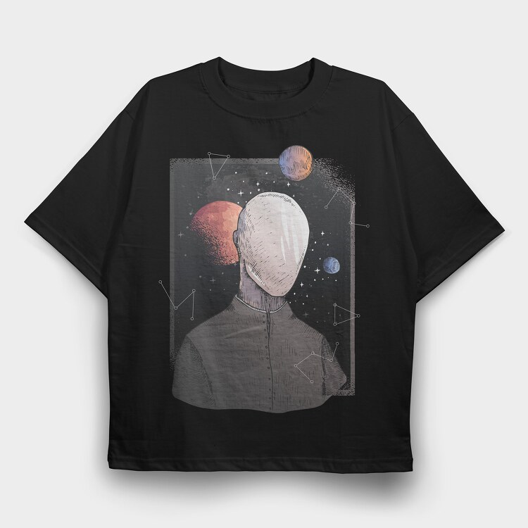 Galaxy Future, Tricou Oversize Barbati (Unisex)