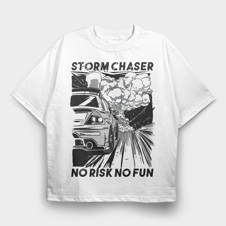 Storm Chaser, Tricou Oversize Barbati (Unisex)