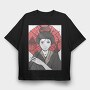 Geisha Umbrella, Tricou Oversize Barbati (Unisex)
