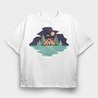 Camping Baby, Tricou Oversize Barbati (Unisex)