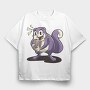 Cute Squirrel, Tricou Oversize Barbati (Unisex)