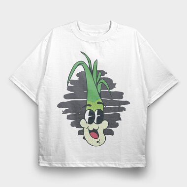 Leek Funny, Tricou Oversize Barbati (Unisex)