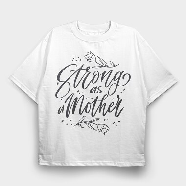 Lettering Mothers, Tricou Oversize Barbati (Unisex)