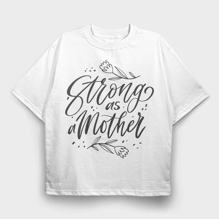 Lettering Mothers, Tricou Oversize Barbati (Unisex)