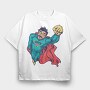 Superdad Hero, Tricou Oversize Barbati (Unisex)