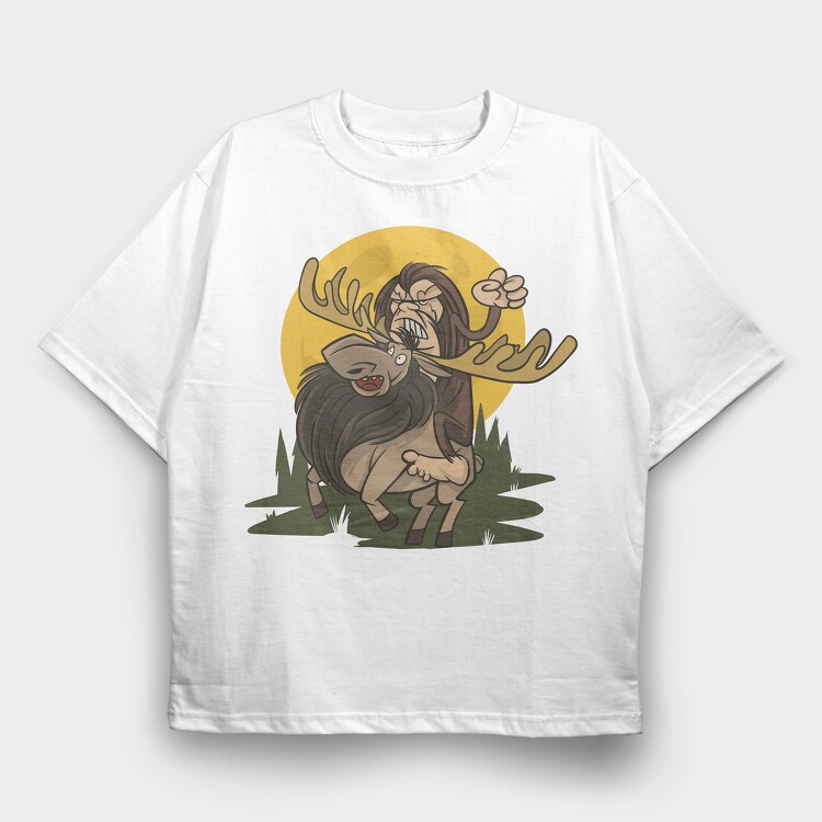 Bigfoot, Tricou Oversize Barbati (Unisex)