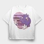 Cannibal Blueberry, Tricou Oversize Barbati (Unisex)