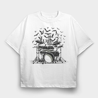 Drummers be Crazy, Tricou Oversize Barbati (Unisex)