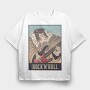 Rockand Roll Ukiyo, Tricou Oversize Barbati (Unisex)