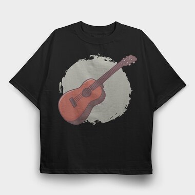 Ukelele, Tricou Oversize Barbati (Unisex)