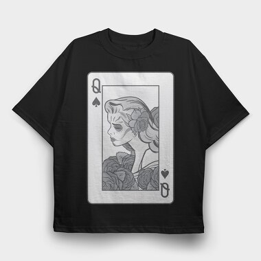 Poker Card, Tricou Oversize Barbati (Unisex)