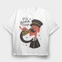 Gentleman Beer, Tricou Oversize Barbati (Unisex)