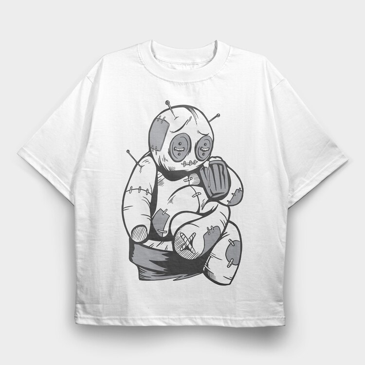 Voodoo Beer, Tricou Oversize Barbati (Unisex)