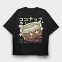 Coconut Crazy Kawaii, Tricou Oversize Barbati (Unisex)
