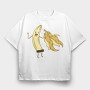 Naked Banana, Tricou Oversize Barbati (Unisex)