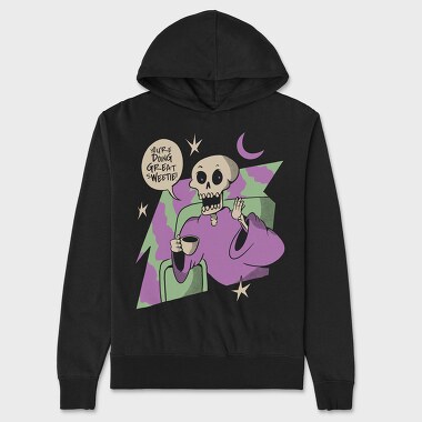 Supportive Skeleton Doing Great, Hanorac Oversize Barbati (Unisex)