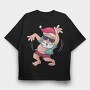Santa Dancing, Tricou Oversize Barbati (Unisex)