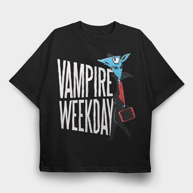 Vampire Weekday, Tricou Oversize Barbati (Unisex)
