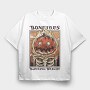 Bonfires Pumpking, Tricou Oversize Barbati (Unisex)