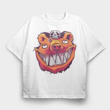 Scary Bear, Tricou Oversize Barbati (Unisex)