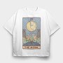 The Moon Tarot Classic, Tricou Oversize Barbati (Unisex)