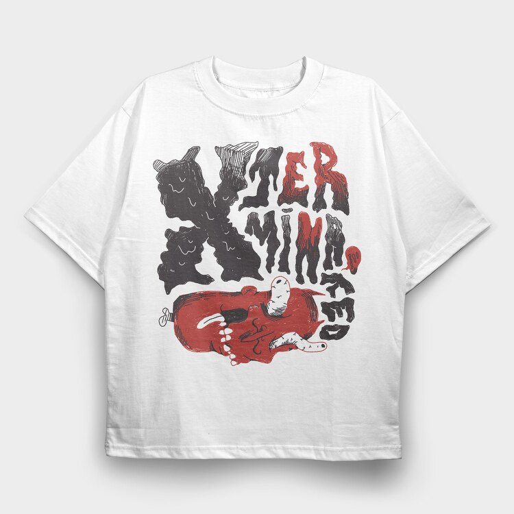 Funny Afterlife 09, Tricou Oversize Barbati (Unisex)