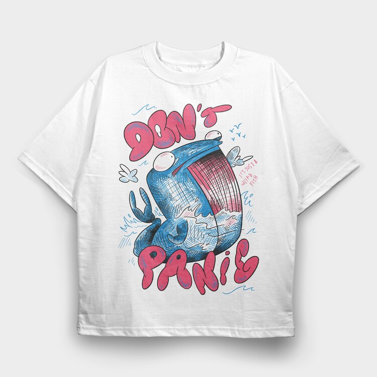 Ocean Creatures 12, Tricou Oversize Barbati (Unisex)