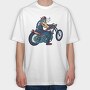 Chopper Rider, Tricou Oversize Barbati (Unisex)