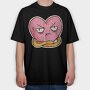 Disgusted Heart, Tricou Oversize Barbati (Unisex)