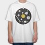 Solar System Record, Tricou Oversize Barbati (Unisex)