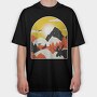 Mountains Wolf Moose, Tricou Oversize Barbati (Unisex)