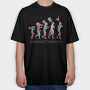 Guitarist Evolution, Tricou Oversize Barbati (Unisex)
