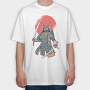 Samurai Vintage, Tricou Oversize Barbati (Unisex)